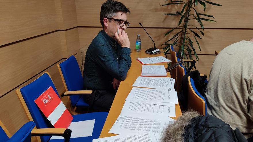 Mario Rodríguez durante un pleno de este año.