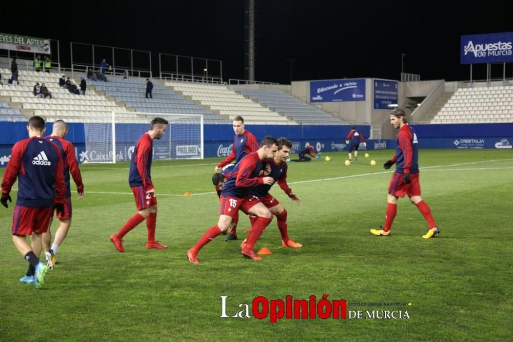 Partido entre el Lorca y el Osasuna