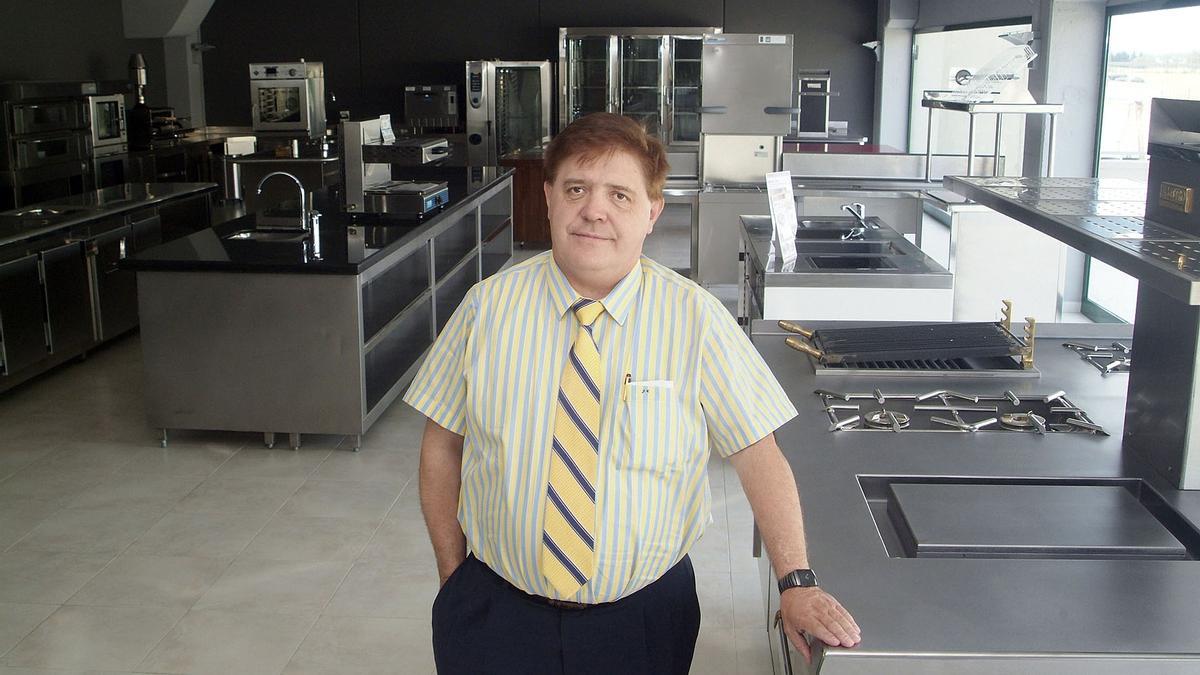 Imatge d'arxiu de Joaquim Casademont a la seu de Garcia&amp;Casademont, a Figueres.