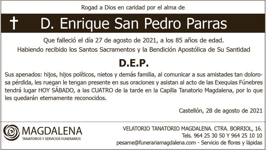 D. Enrique San Pedro Parras