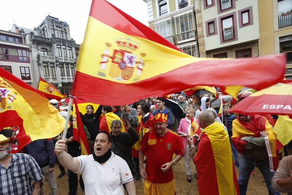 Manifestación en Oviedo por la unidad de España