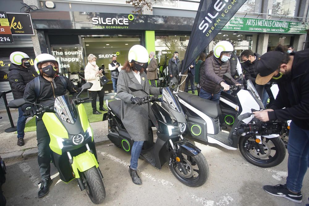 Les motos elèctriques de Silence aterren a Girona.