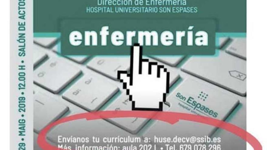 El IB-Salut avisa a los hospitales: No se contrata por currículum