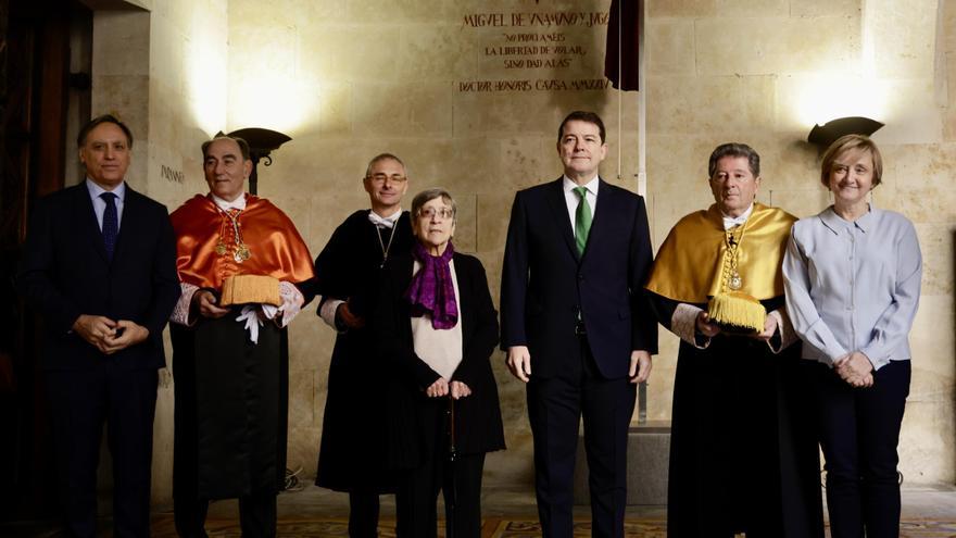 La universidad de Salamanca desagravia a su rector perpetuo Miguel de Unamuno, con el doctor honoris póstumo