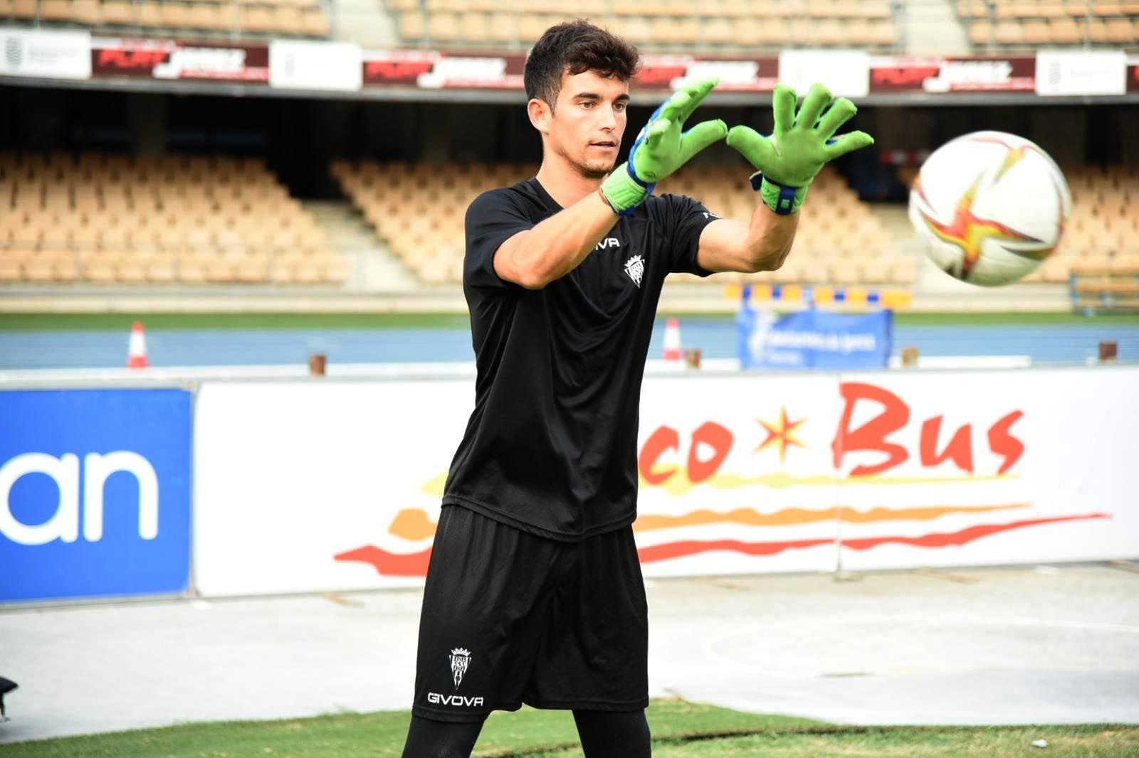 Pablo Picón, en Chapín con el Córdoba CF.