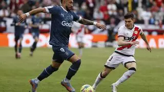 El Girona arregla a temps la mala primera part a Vallecas (2-2)