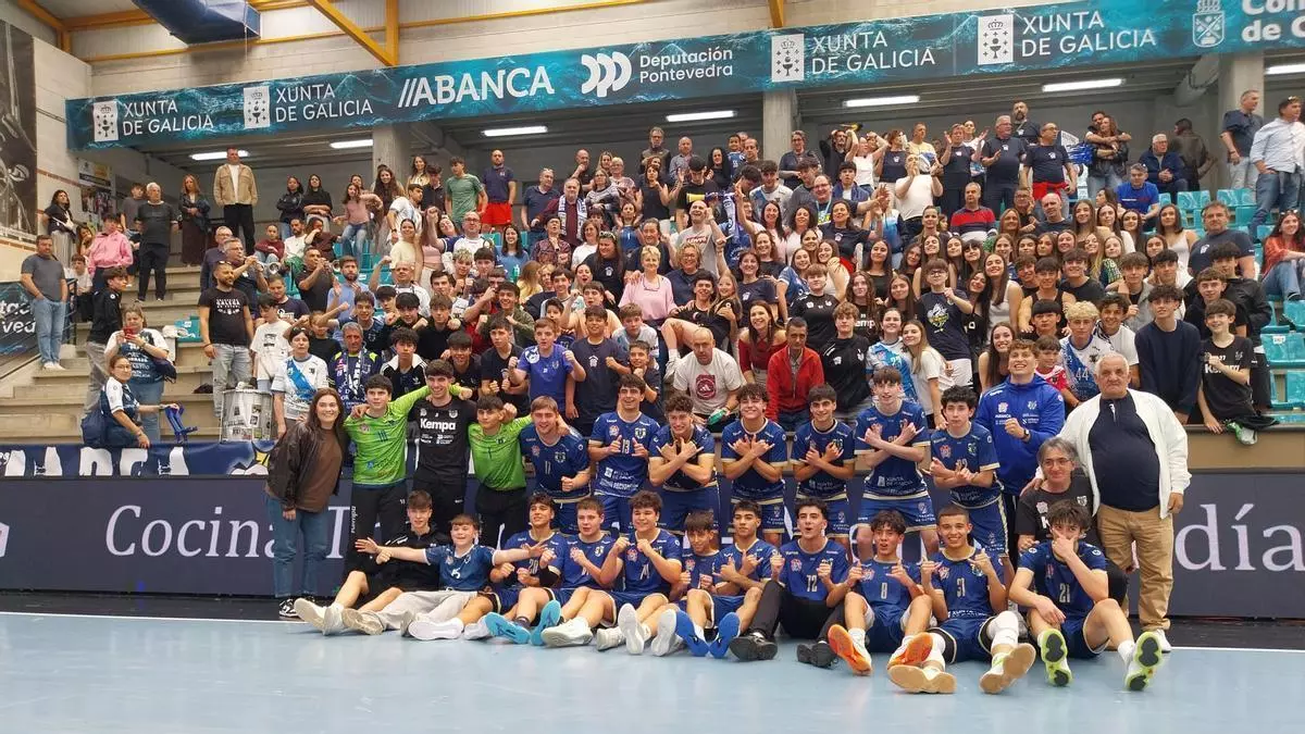 Los cadetes del Disalmo Luceros, de Cangas, se meten en el Top 8 del Campeonato de España
