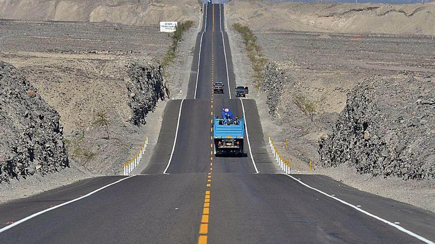 La carretera Panamericana Sur, en una imatge d&#039;arxiu.