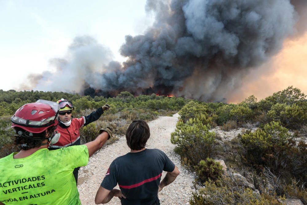 Incendio en Jávea