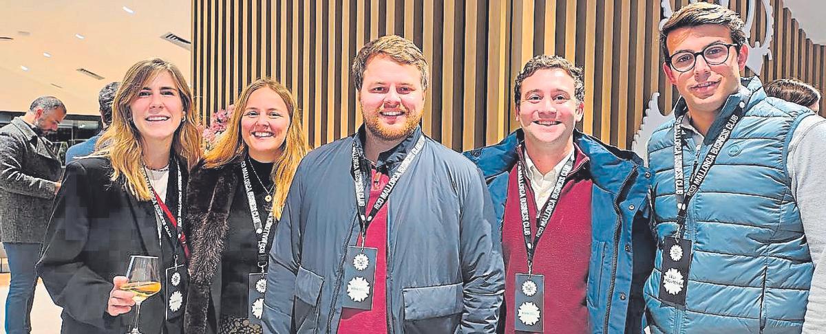 Helena Bonnín, Àngels Roig, Rafel Joan Roig, Francesc Oliver y Joan Binimelis.
