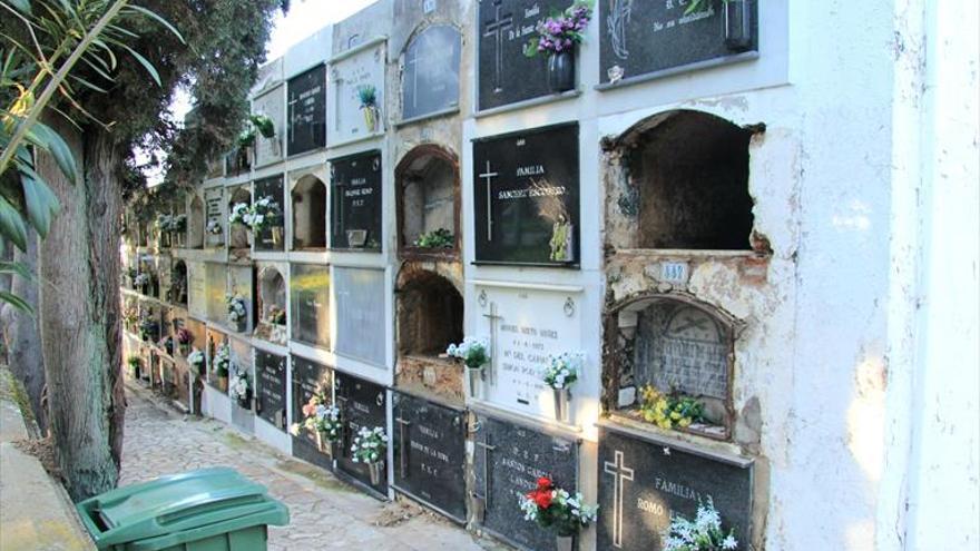 Un cementerio sin nichos nuevos