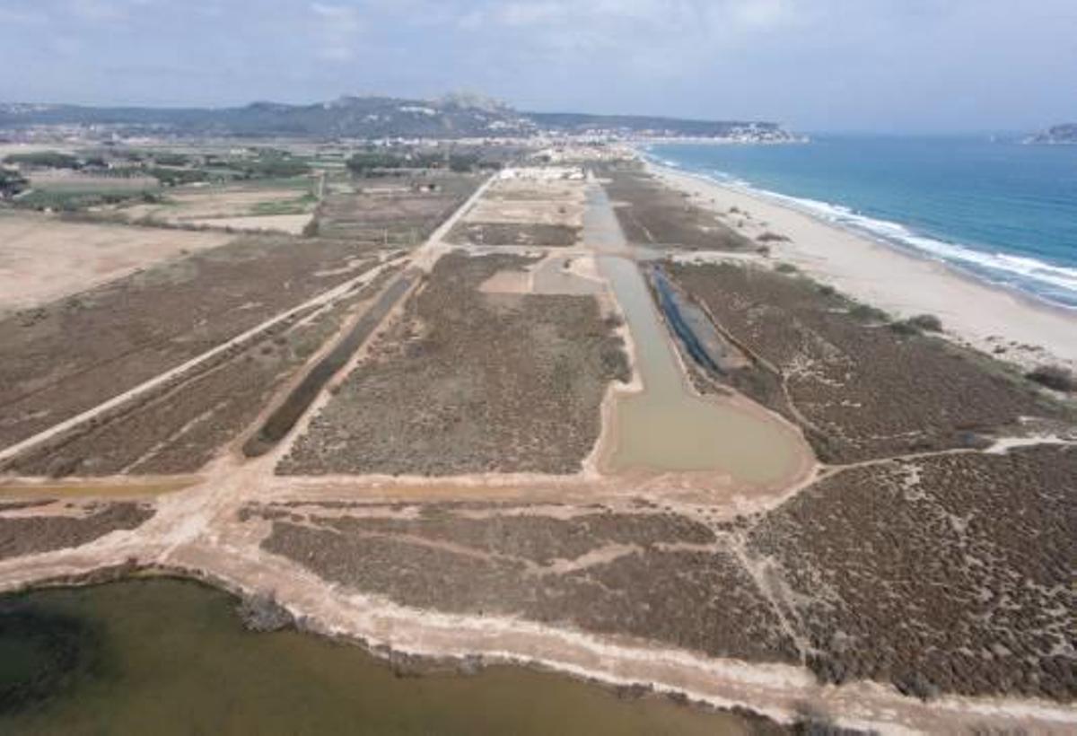 Imatge d'arxiu de la desurbanització de la Pletera.