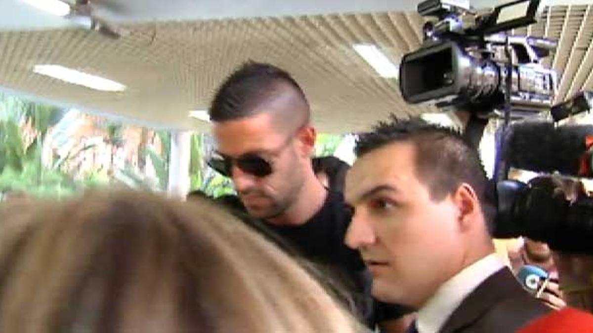 Kiko Casilla a su llegada a Madrid