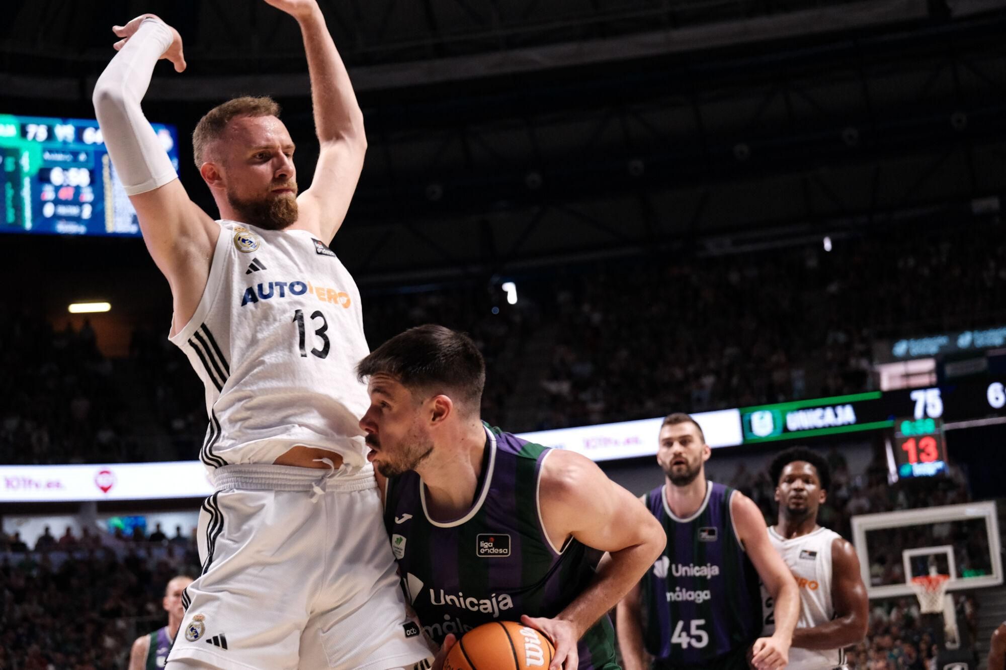 Tercer partido de semifinales de la ACB: Unicaja-Real Madrid