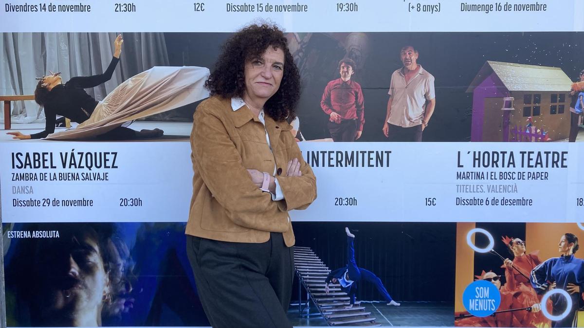 La hasta ahora delegada territorial del Institut Valencià de Cultura en Alicante, Alicia Garijo, en el Teatre Arniches