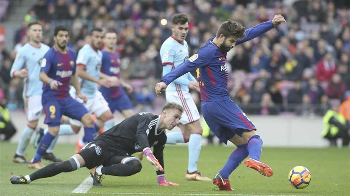 El Barça se enfrentó al Celta