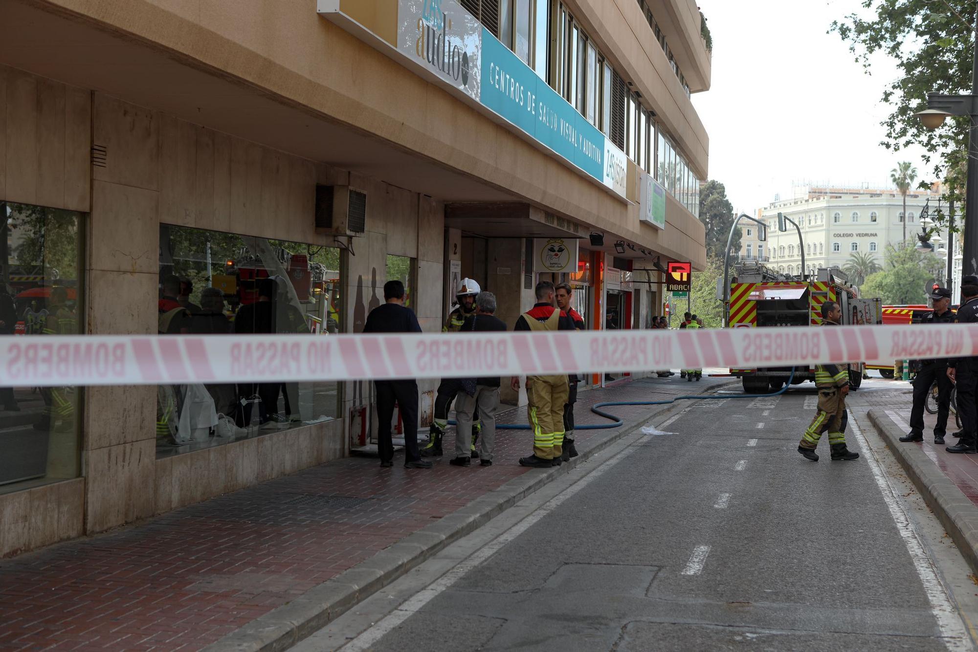 Una fuga de gas el origen del incendio de un piso en Valencia