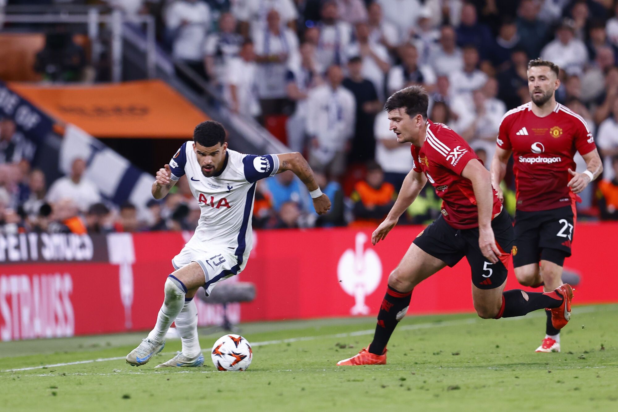 Final de la Europa League: Tottenham Hotspur - Manchester United.