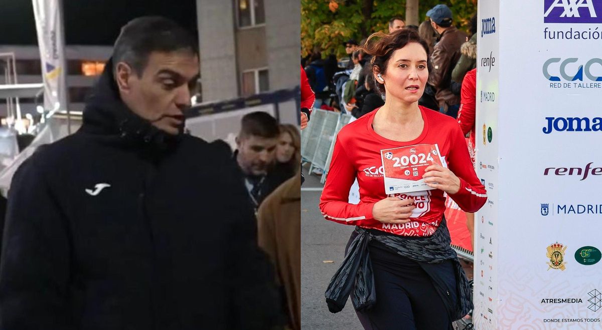 Pedro Sánchez, presidente del Gobierno de España; e Isabel Díaz Ayuso, presidente de la Comunidad de Madrid.
