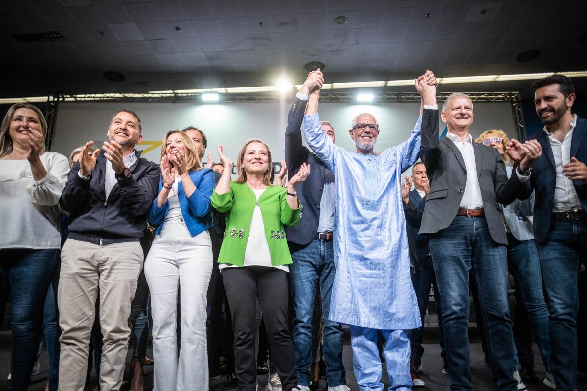 Candidaturas de Coalición Canaria en Tenerife.