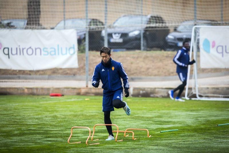 Entrenamiento del Real Zaragoza de hoy 30 de diciembre