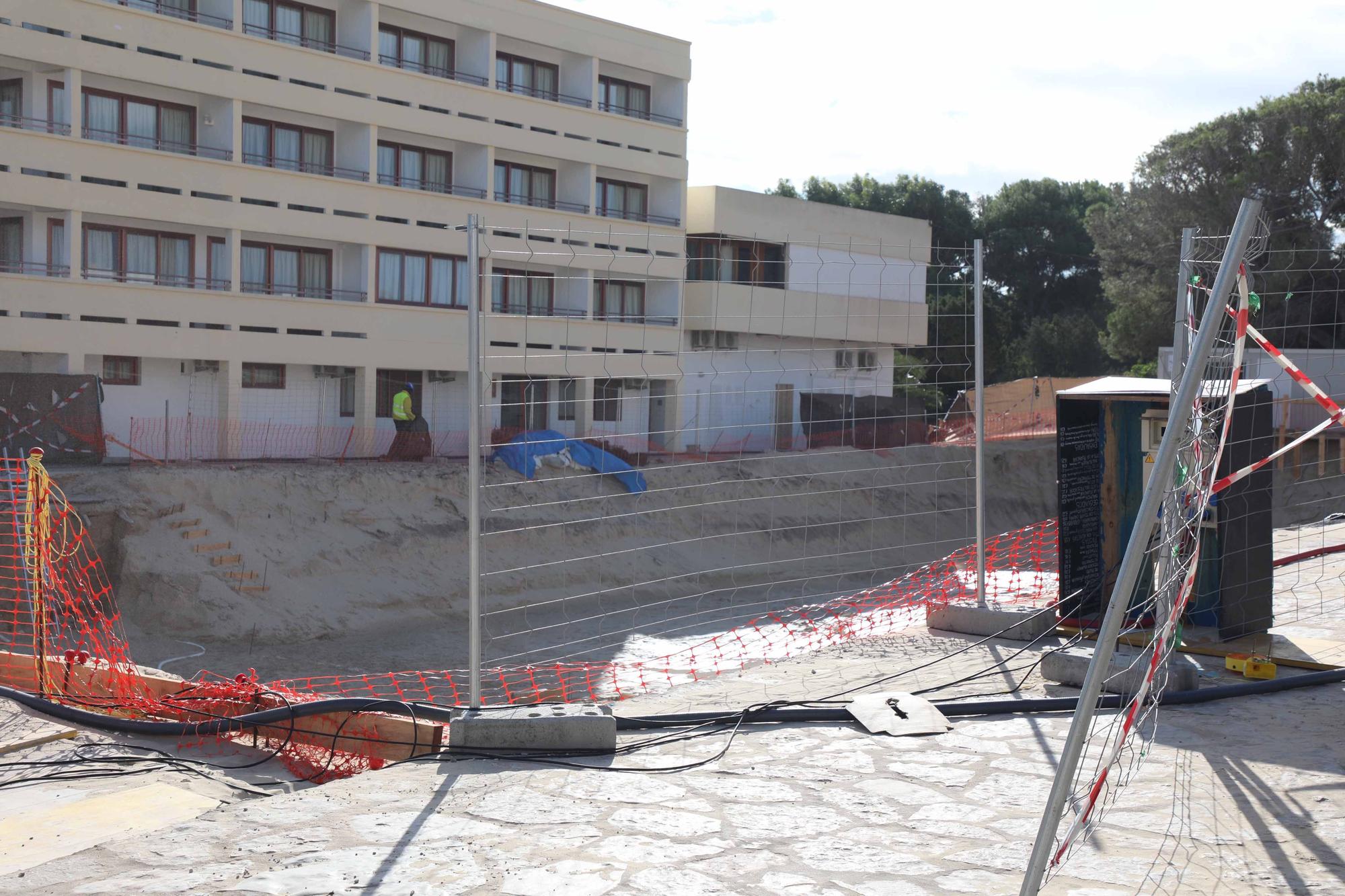 Paralizada la obra de un hotel de lujo en Formentera por incumplir las medidas de seguridad