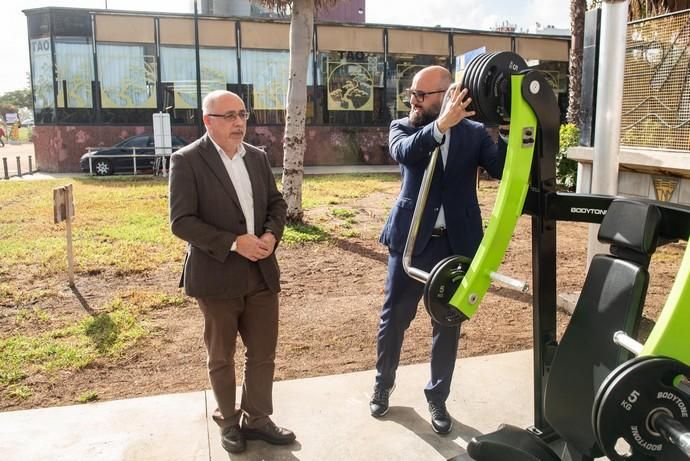 El Parque Romano estrena un gimnasio al aire libre