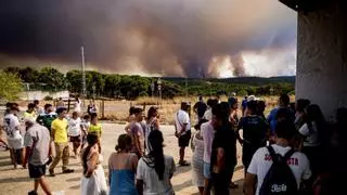 El incendio de Niebla amenaza la provincia de Sevilla y obliga a desalojar puerta a puerta El Madroño y cuatro pedanías