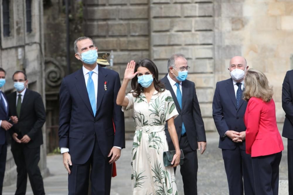 Don Felipe y Doña Letizia se unen a los actos del Día de Galicia en la catedral compostelana.