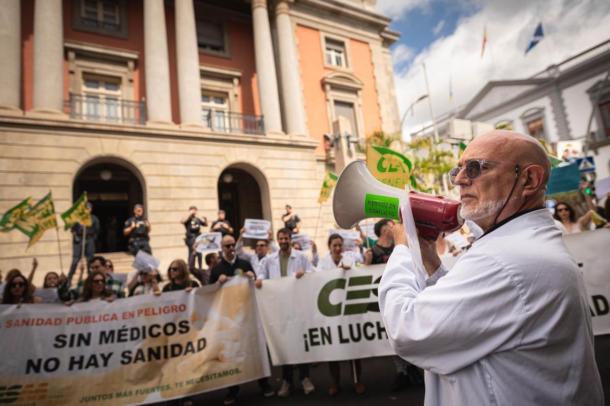 Huelga de médicos en Tenerife por el Estatuto Marco