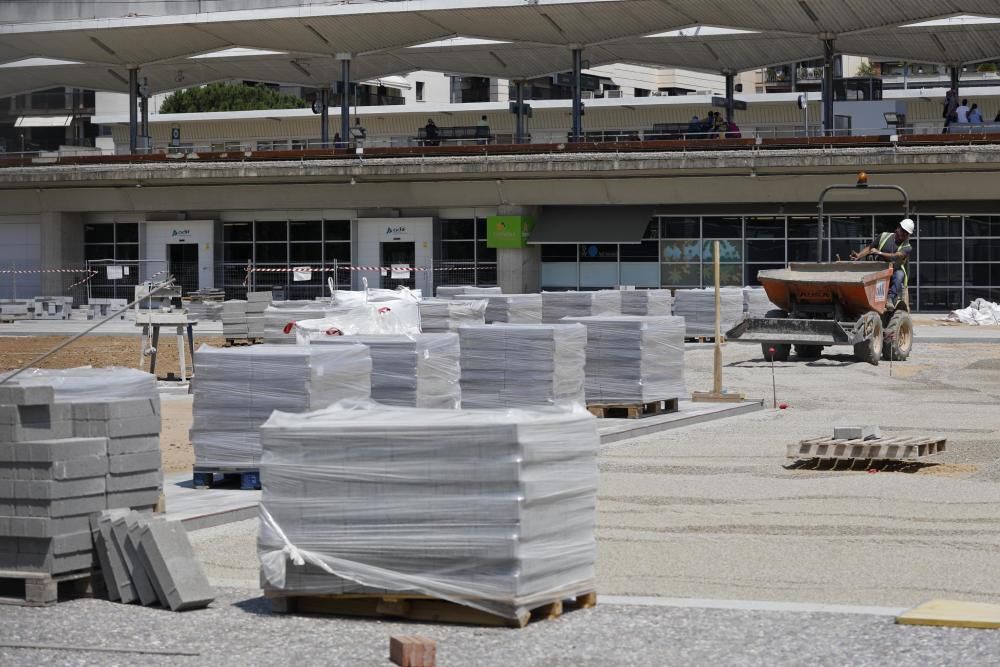 Pavimentació dels vials de la zona nord del parc Central