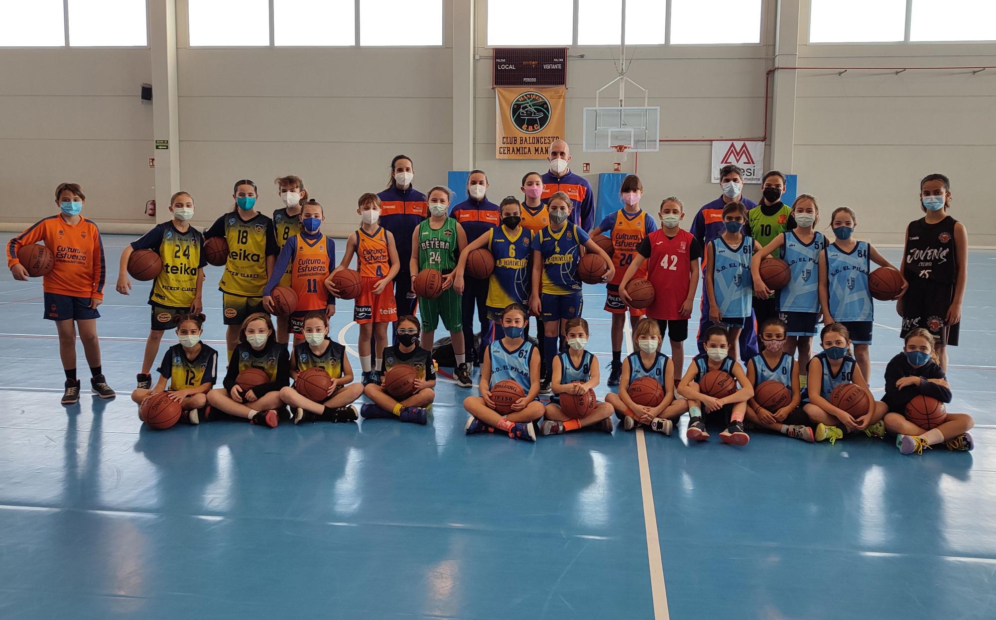 270 jugadores/as participaron en las Jornadas de Detección Benjamín organizadas por la FBCV