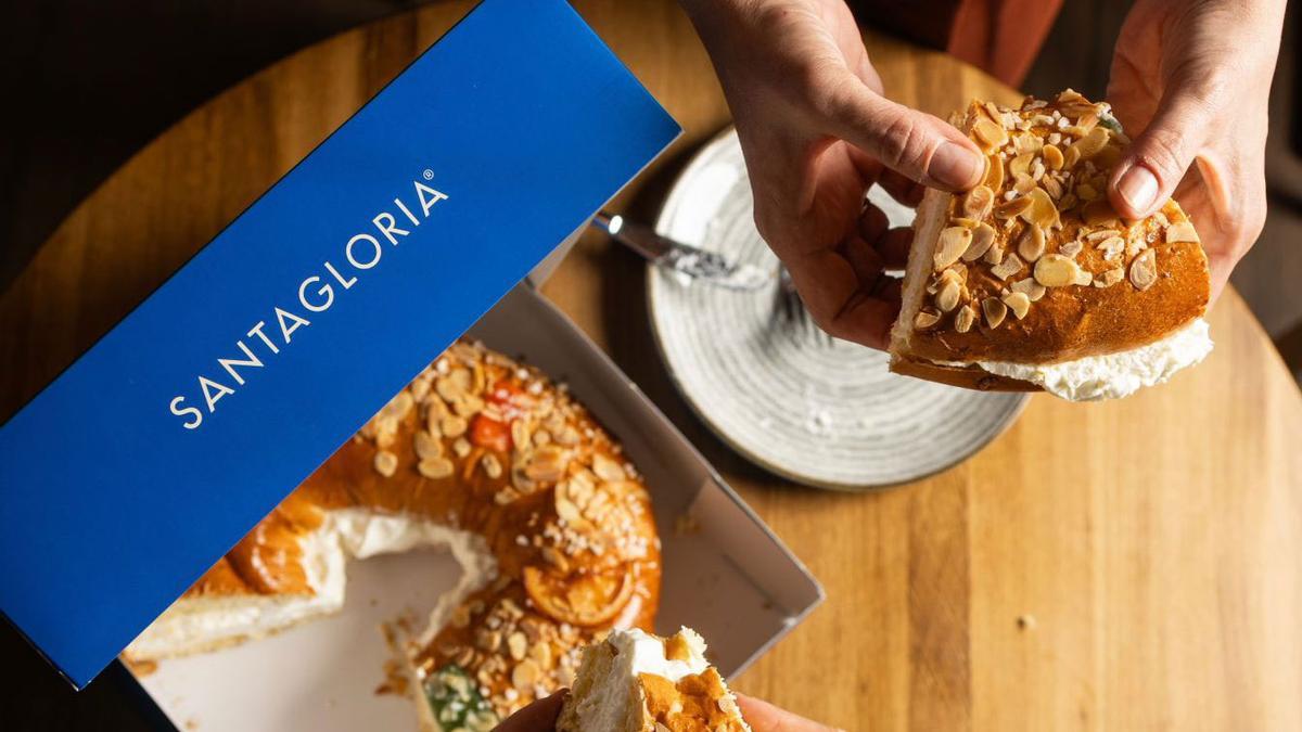 El Roscón de Reyes de Santagloria, para regalar y compartir.