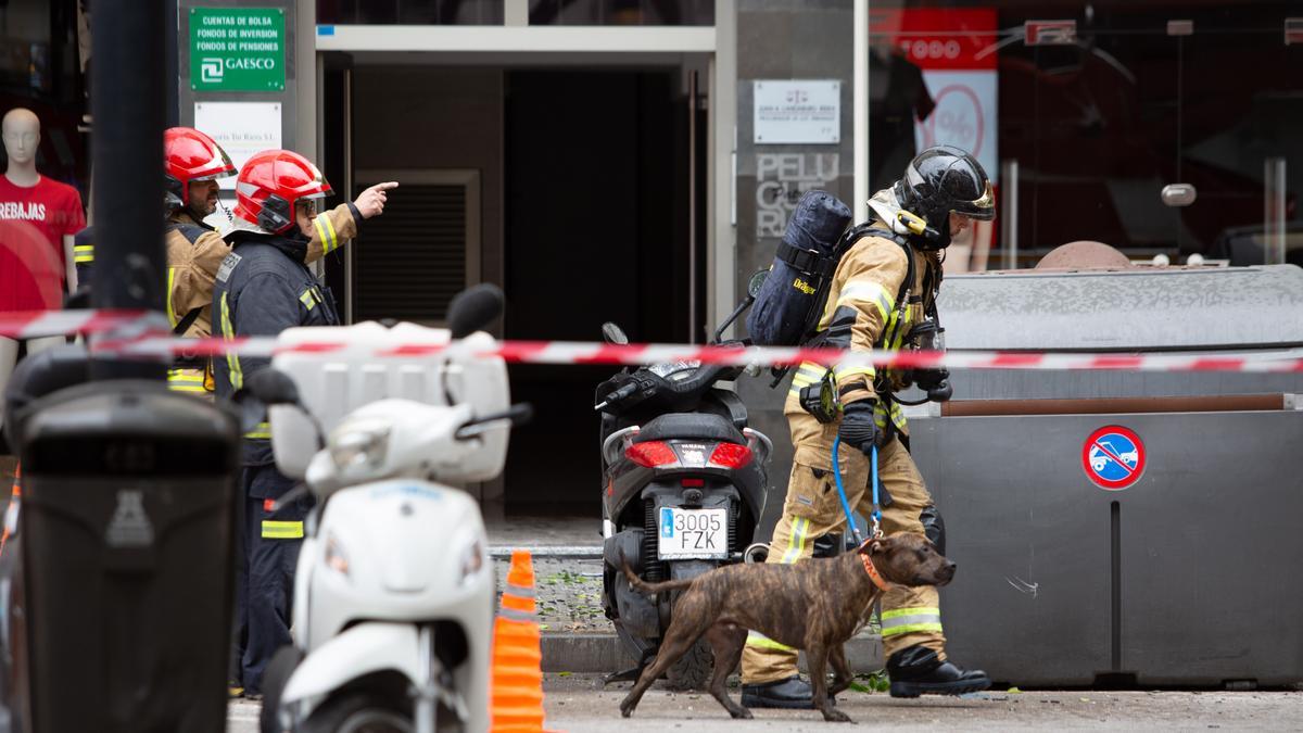 Alarma por un gran incendio en el centro de Ibiza