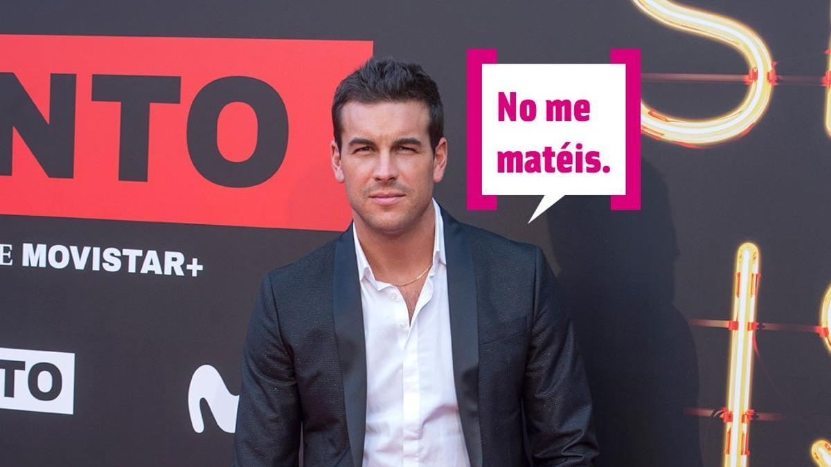 Mario Casas en la presentación de 'Instinto'