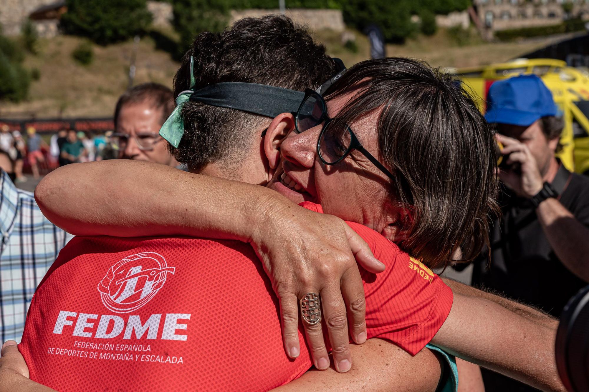 Iu Jaume Ametller, durant la cursa en què s'ha proclamat campió del món