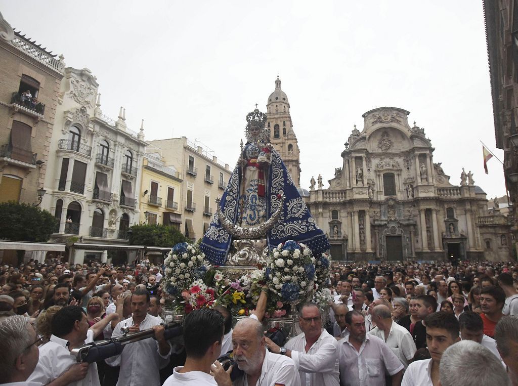 Romería de Murcia: Misa previa y primer tramo del recorrido