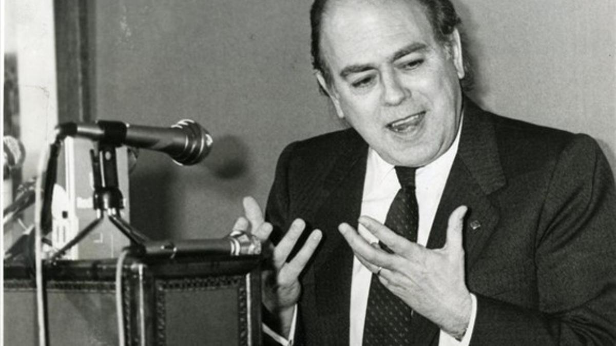 Jordi Pujol, en un acto en Madrid en 1983 cuando era 'president' de la Generalitat.