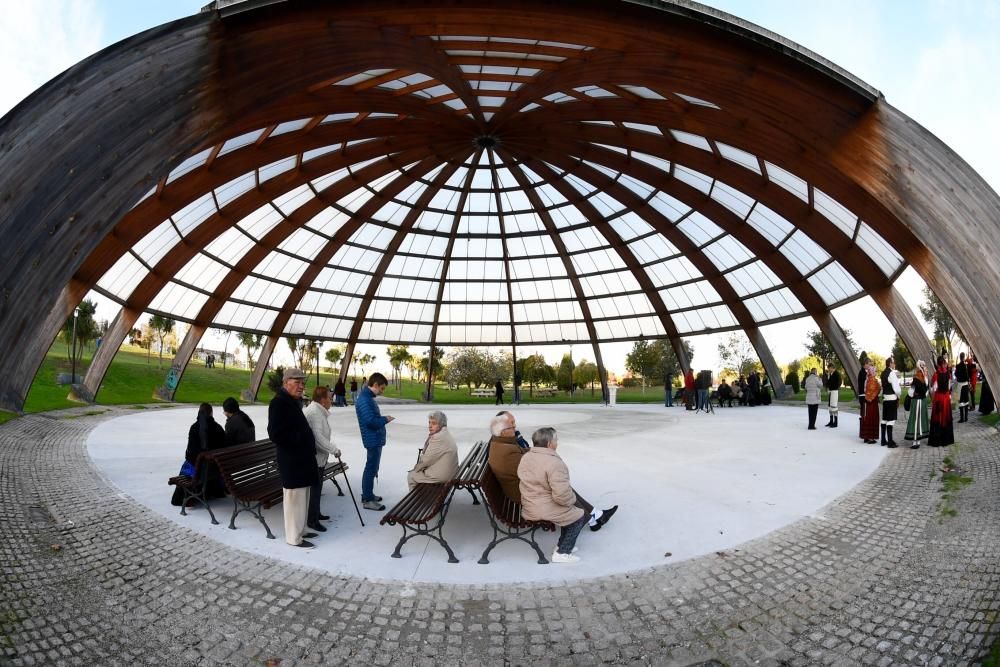 Renovación de la cúpula del parque de Eirís