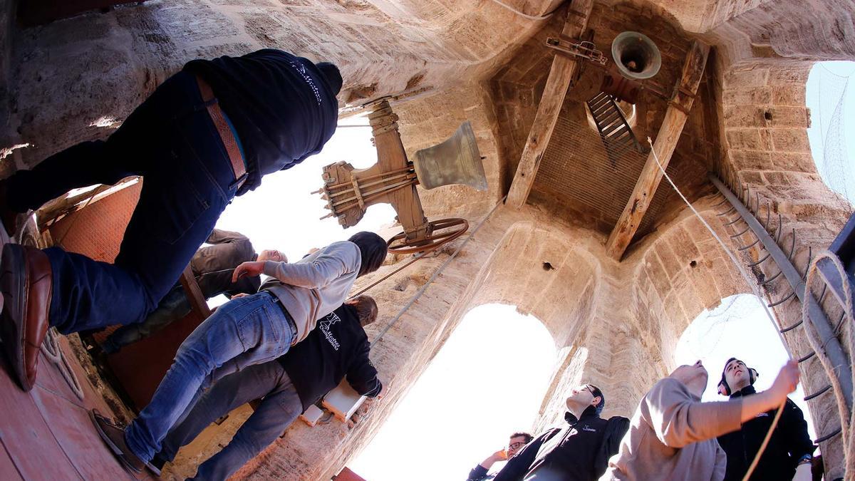 Campanario de la iglesia de Santa Catalina de València.