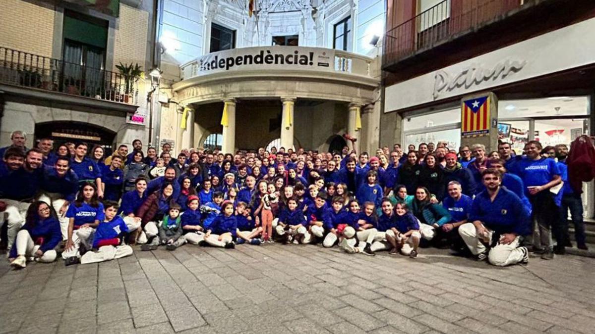 Els Castellers de Berga signen la millor actuació de la temporada | CASTELLERS DE BERGA