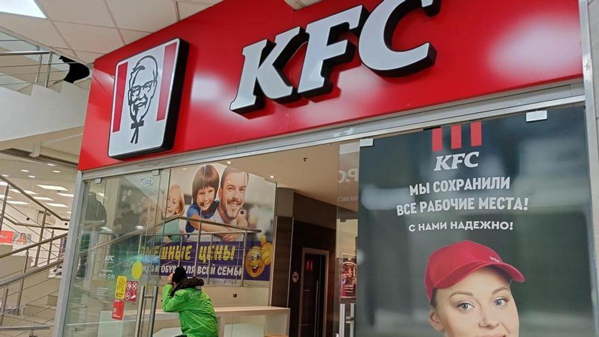 Establecimiento de cómida rápida en Moscú.