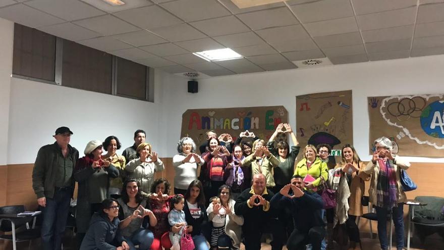 Integrantes de la Plataforma 8M Lanzarote.