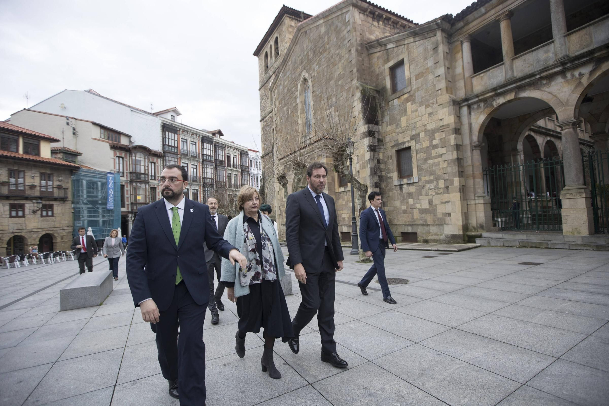 EN IMÁGENES: Así ha sido la visita a Avilés de Óscar Puente, ministro de Transportes y Movilidad Sostenible