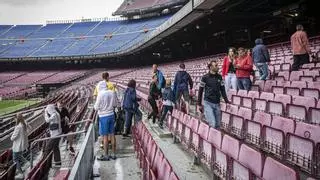 Asientos del Camp Nou, a la venta: nuevo negocio en Wallapop