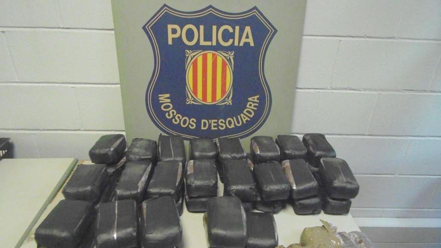 La droga confiscada pels Mossos