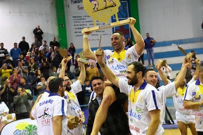 DEPORTES. VECINDARIO.SANTA LUCIA.   Luchada. Final de la Copa Cabildo Insular entre los equipos del Estrella CL y el CL Agüimes.  | 30/03/2019 | Fotógrafo: Juan Carlos Castro