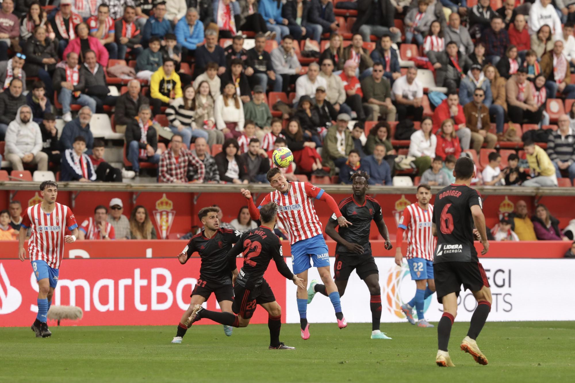 Así fue el encuentro entre el Sporting y el Granada