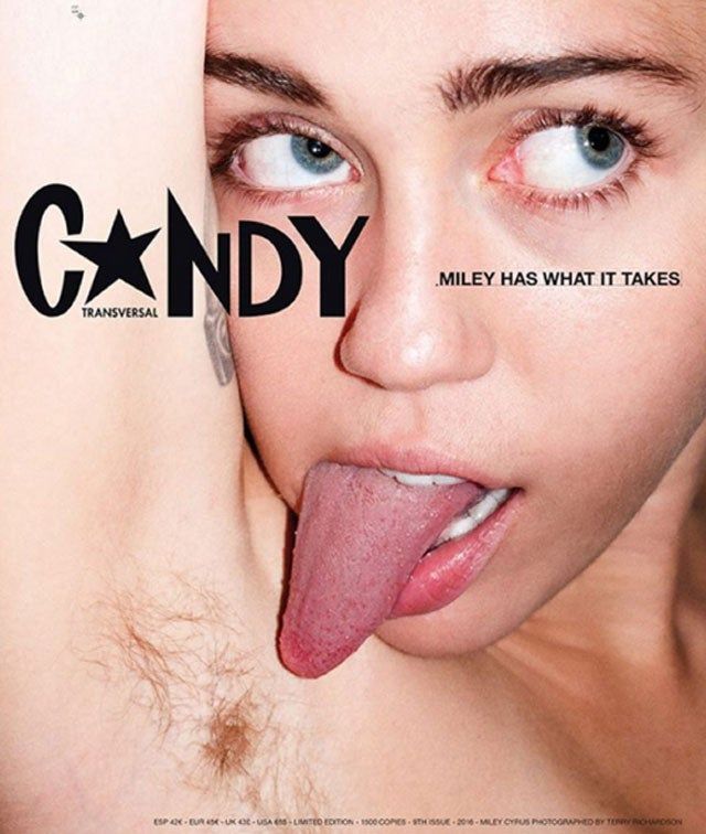 Miley Cyrus posa provocativa para Terry Richardson - Cuore