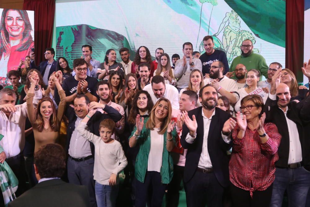 Susana Díaz participa en un acto electoral en la Facultad de Derecho